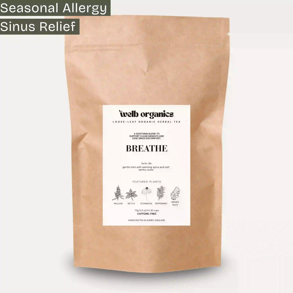 BREATHE | Allergy & Sinus Support Herbal Tea | Welb Organics